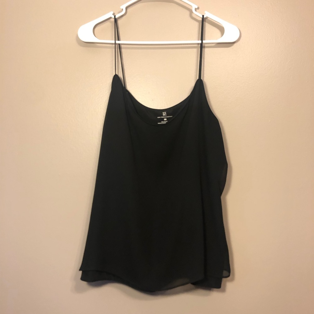 NY&Co Classic Strappy Black Tank
